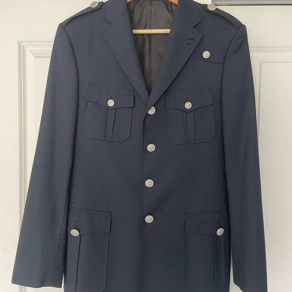 Comme des Garcons Dark Blue Military Jacket